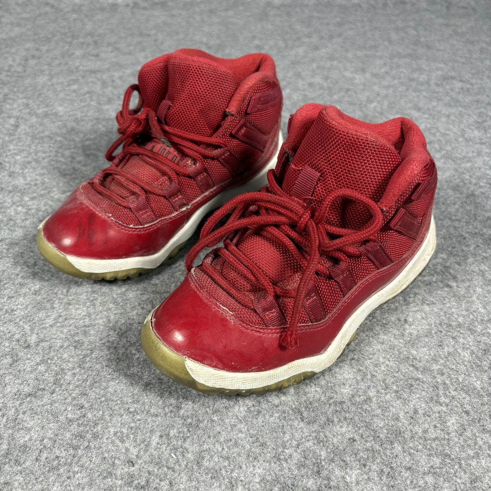 Jordan 11 Retro Win Like 96 Sneakers 12C Gym Red‎ Patent Leather